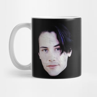 Keanu Reeves -- Retro 90s Aesthetic Mug